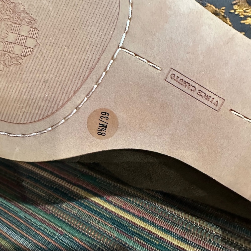 Vince Camuto “Cretinian” Olive Green Suede Loafers – 8.5 - Picture 12 of 12